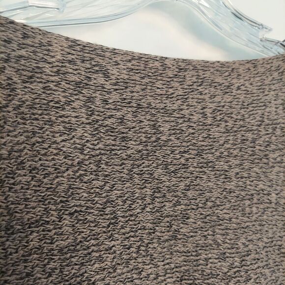 Francesca's Knit Poncho Fringe Pullover Sweater Tan Beige Shawl One Size - Picture 9 of 9